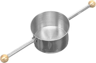 Produktbild von Doppelmaßbecher aus Edelstahl mit Griff, 1,05 oz Muddler, Cocktail- und Shot-Gläser, Whisky-Gläser, Barmixer, Silber