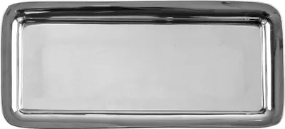 Produktbild von Stahl-Serviertablett, rechteckig, Teller, Etagere für Sandwiches und Snacks