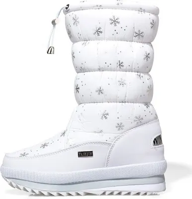 Produktbild von TIANPENG Halbgefütterte wasserdichte Schneestiefel für Damen, warm gefütterte Stiefel, Damen-Winter-Outdoor-Stiefel, Größe: 36-42