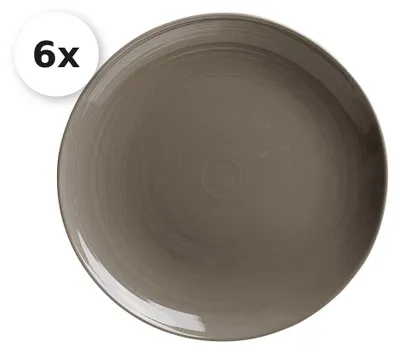 Zdjęcie produktu dla Talerz deserowy 20 cm Zestaw 6 talerzy Suomi taupe