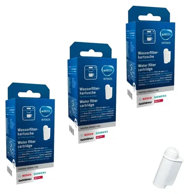 Wasserfilterpatrone, 3er-Pack, für Kaffeevollautomaten, 50 l Kapazität