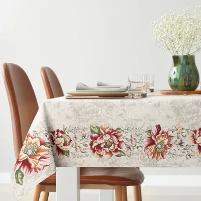 Image de Nappe polyester coton acrylique polyester 140 cm x 180 cm