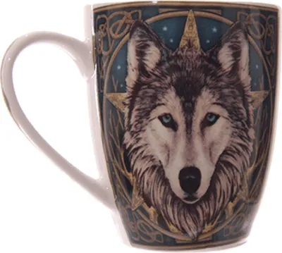 Produktbild von Lisa Parker Becher Tasse Porzellan Wolfskopf 300ml