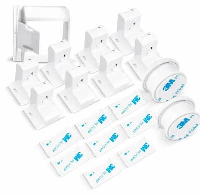 Produktbild von Ricokids 798010 Magnetschloss für Schränke, 8 Stück.