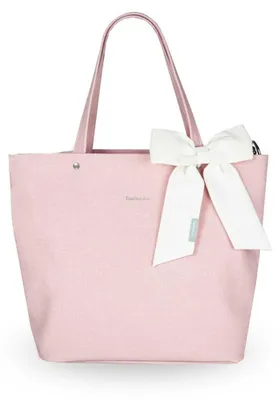 Produktbild von Rosa Pudertüte mit Schleife
