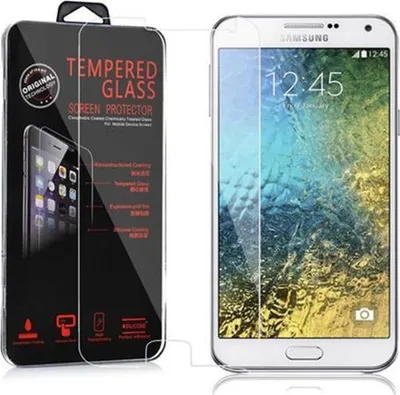 Produktbild von Cadorabo Panzer Folie für Samsung Galaxy E7 Schutzfolie in Transparent Gehärtetes Tempered Display-Schutzglas