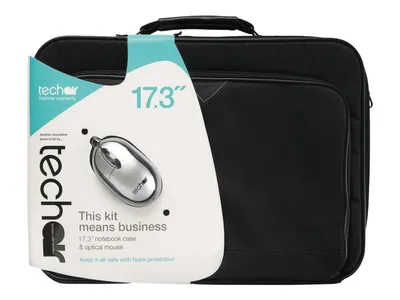 Produktbild von Techair Classic essential, Aktenkoffer, 43,9 cm (17.3"), Schultergurt, 772 g