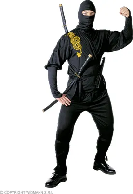 Produktbild von NINJA (Coat, Hose, Rock, Gürtel,Beinbänder, Maske) Größe M