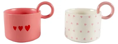 Produktbild von Herz-Becher 23 x 9,5 x 3 cm – 2er-Set