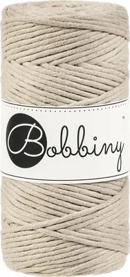 Zdjęcie produktu dla Bobbiny Macrame Cord 3 mm 100 m Beige Sznurek