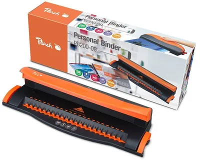 Produktbild von PEACH Bindemaschine Personal Binder A4, für Plastikbindung