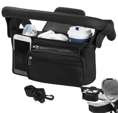 Productafbeelding van Kinderwagen Organizer met Bekerhouder