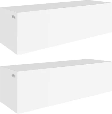 Produktbild von PLATAN ROOM Wandschrank Nachtkommode 2 x 105 cm hängender Nachttisch HOCHGLANZ oder MATT