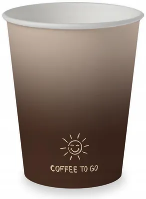 Zdjęcie produktu dla Kubek Papierowy Jednorazowy CLARINA COFFE TO GO 250ml 50 sztuk Do Kawy