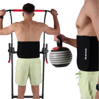 Produktbild von FIT4MED | Neopren Gürtel - 130 Cm - Korrigiert Haltung - Stabilisierung Während Übungen - Unisex