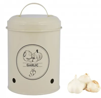 Image de Esschert Design Boîte à provisions Ail ; C2068