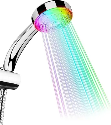 Zdjęcie produktu dla Dysza prysznicowa z wielokolorowym oświetleniem LED
