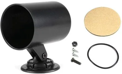 Produktbild von Universal- Halter für 52mm-Instrumente - Auto/Truck - inkl. Befestigungsmaterial - Schwarz - Dauerhaftes Kunststoff - Instrumentenhalter