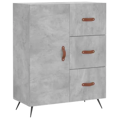 Produktbild von Sideboard Betongrau 69,5x34x90 cm Holzwerkstoff