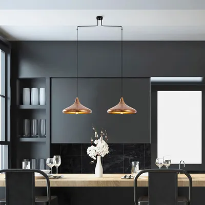 Produktbild von Opviq, BAREK- BAREKFLG, Patina, Kronleuchter, 100 x 35 x 132 cm, Metallkörper