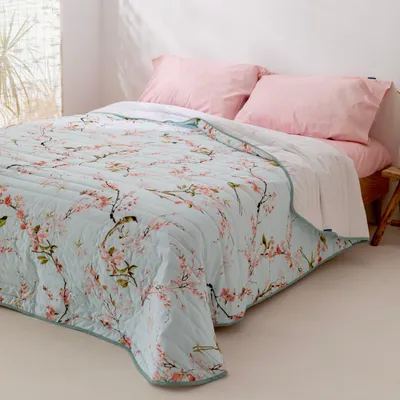 Immagine prodotto di Copriletto Chinoiserie 180x260 cm (letto 80/90/105) 100 % cotone (esterno) 100 % poliestere (imbottitura) Europe
