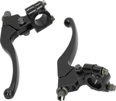 Image de Paire de leviers d'embrayage universels pour Pit Bike Dirt ATV Motocross Moto 7/8 pouces Guidon