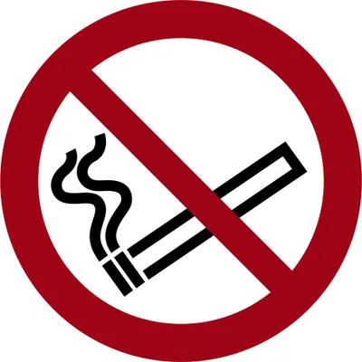 Image de Hinweisschild Rauchen verboten Durchmesser 10cm sk Folie