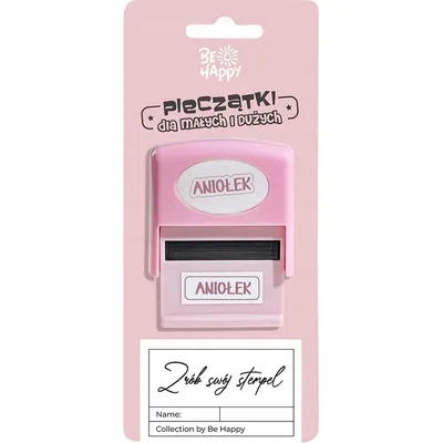 Zdjęcie produktu dla Pieczątka dla dzieci z napisem ANIOŁEK stemple stempelki dla dzieci