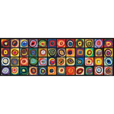 Produktbild von Eurographics Puzzle Wassily Kandinsky Color Square 1000 Teile Karton