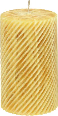 Produktbild von 100% Bienenwachs Stumpenkerze "Brissago" 110 x Ø 66 mm