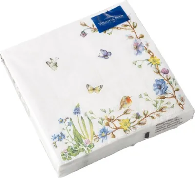 Produktbild von Villeroy & Boch Spring Fantasy Servietten Blumenranke 33 x 33 cm