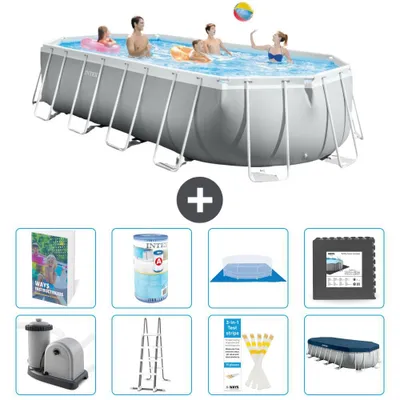 Produktbild von Prism Frame Pool Oval - 610x305x122 cm - 7-teilig S563