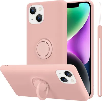 Obrázek produktu pro Cadorabo pouzdro pro Apple iPhone 14 Protective Case in Pink Kryt mobilního telefonu TPU Case Cover