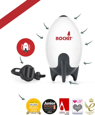 Produktbild von ROCKIT 2.0 - Kinderwagenschaukler (wiederaufladbar) inkl. Halterung - schaukelt jeden Kinderwagen & Buggy
