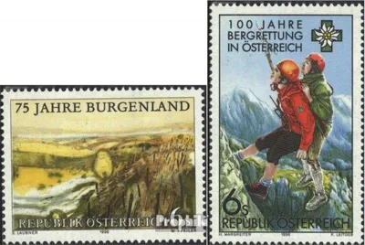 Produktbild von Briefmarken Österreich 1996 Mi 2193,2194 (kompl.Ausg.) postfrisch Burgenland