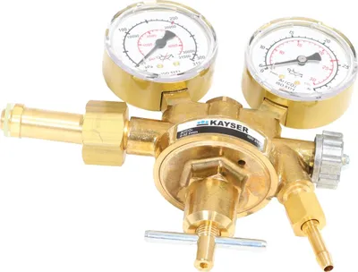 Produktbild von ELMAG Druckregler Argon/Co2, mit 2 Manometer, Ø 63mm, orig. KAYSER