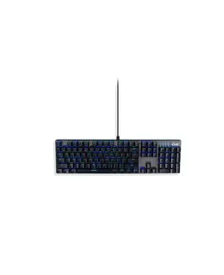 Produktbild von MediaRange MRGS101-UK, Kabelgebunden, USB, Mechanischer Switch, QWERTY, RGB-LED, Schwarz, Silber