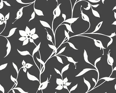 Produktbild von Livingwalls Vliestapete  Livingwalls Schwarz Weiß Floral Blumen 106971