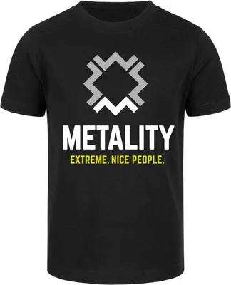 Produktbild von Metality T-Shirt Uni Kids Logo Shirt schwarz 140