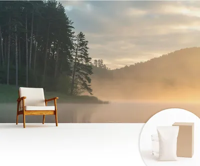 Obrázok produktu pre Samolepiaca fototapeta – 416 x 254 cm – tapeta – nástenná tapeta – nástenné obrazy – samolepiaca fólia – dekoratívna fólia – tapetová fólia – stena – dekorácia – obývacia izba – hmlisté ráno