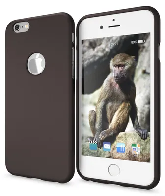 Immagine prodotto di custodia per iPhone 6 6S di NALIA, Ultra Slim TPU Silicone Cover Neon Case Nero