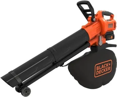 Produktbild von Laubbläser Akkusauger BLACK+DECKER BCBLV3625L1-QW, 36V Akku, 45L Sack, 270 km/h