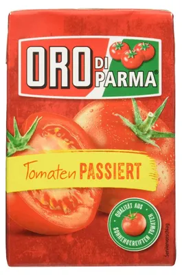 Zdjęcie produktu dla Pomidory Oro di Parma odcedzone o pełnym owocowym smaku 1 opakowanie 400g