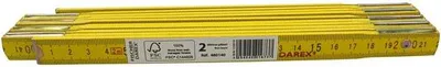 Produktbild von Holzmaßband, 2 m, klappbar, FISCHER DAREX 0198125