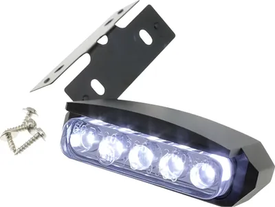 Produktbild von LED Nummernschildbeleuchtung STR8, inkl. Gehäuse, mit E-Prüfzeichen, schwarz