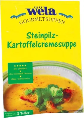 Produktbild von WELA Steinpilz-Kartoffelcremesuppe