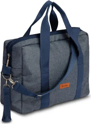 Produktbild von SENSILLO - Wickeltasche Kinderwagen Organizer - Kinderwagentasche mit Reißverschluss - Marineblau