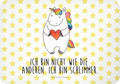 Produktbild von Mr. & Mrs. Panda magnet Einhorn Herz - Weiß - Geschenk, Bunt, Freundin, Anders, Witzig, whiteboardmagnet, küchenmagnet, Kühlschrankmagnet, wandmagnet, Pinnwandmagnet