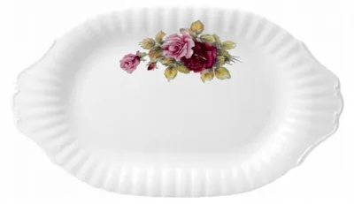 Produktbild von Malcer Iwona Ovaler Servierteller Porzellan 33 cm Dekor 900