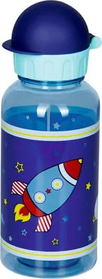 Produktbild von Die Spiegelburg - Trinkflasche Rakete Kleine Freunde, Tritan-ca. 0,4 l